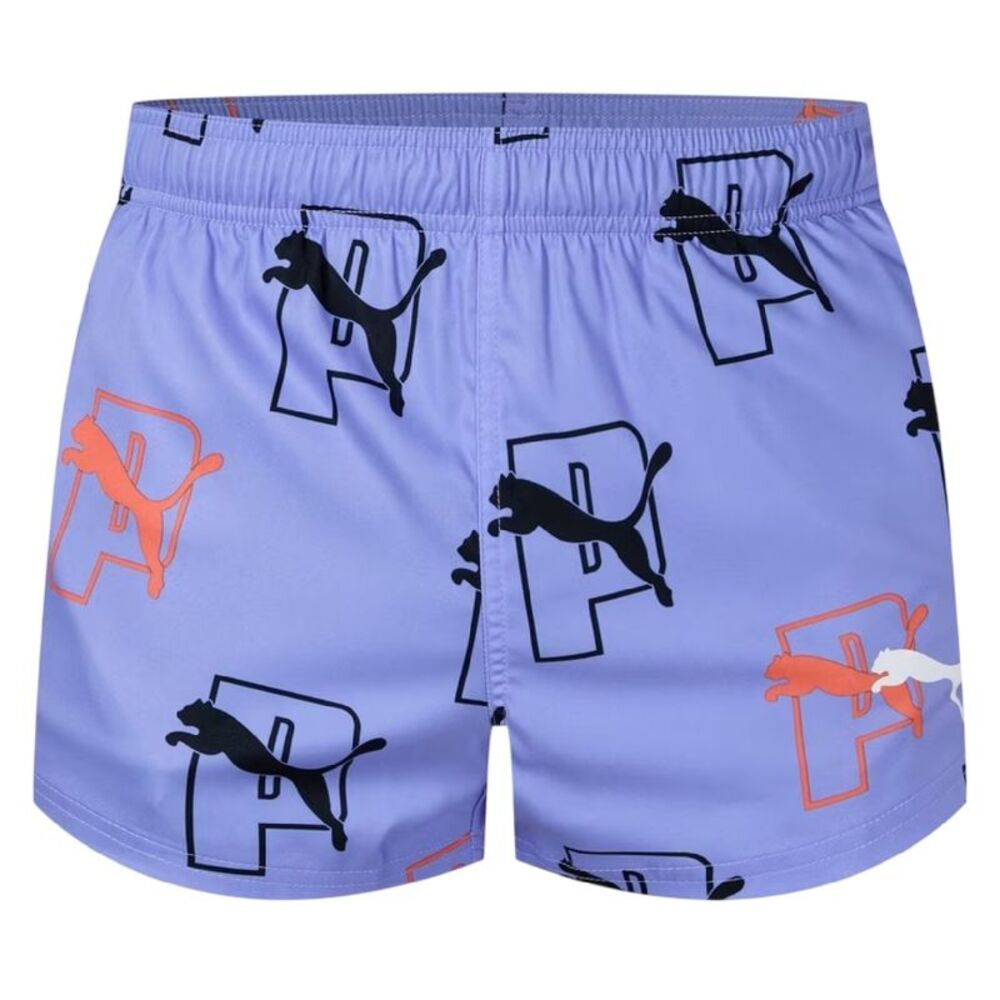 Puma Mens Genie Logo Swim Shorts / Blue